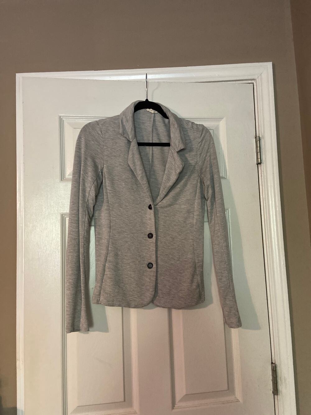 Hem & Thread heather gray blazer size S small